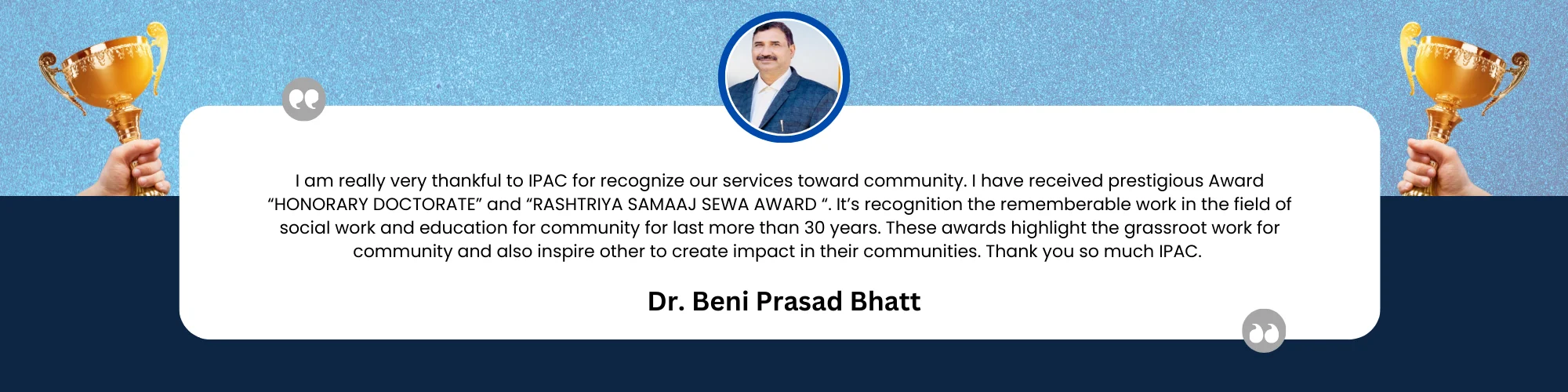 Dr. Beni Prasad Bhatt