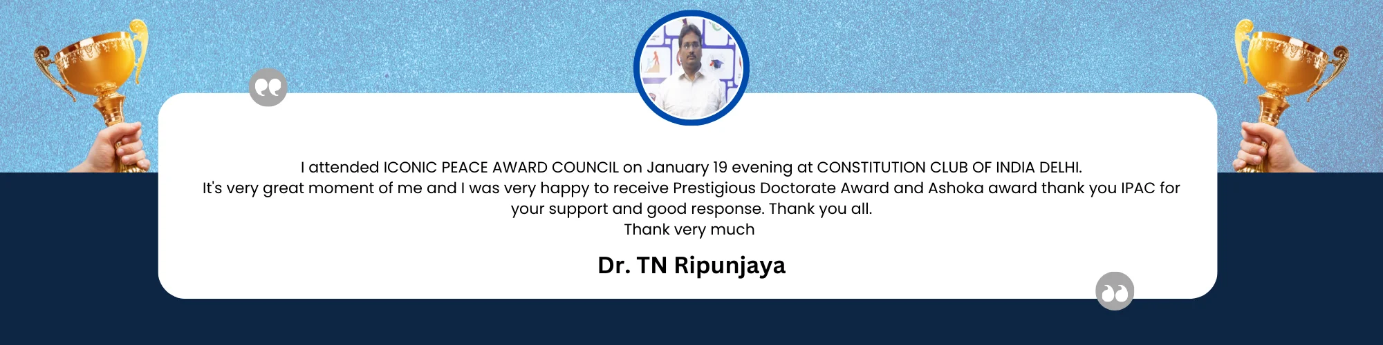 Dr. TN Ripunjaya